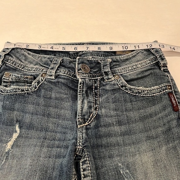 Silver Jeans Suki Surplus Capri Mid Rise Size 26 - Picture 4 of 16